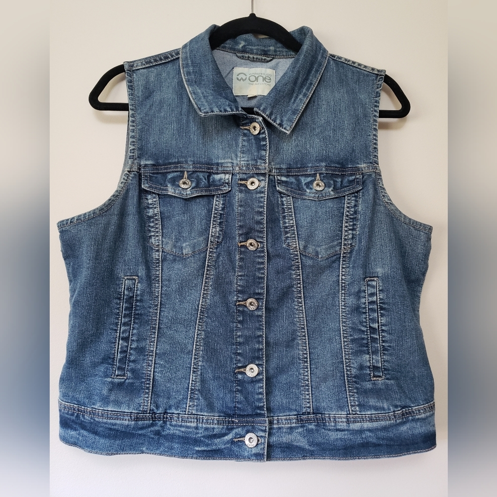 Denim Vest Ladies LG